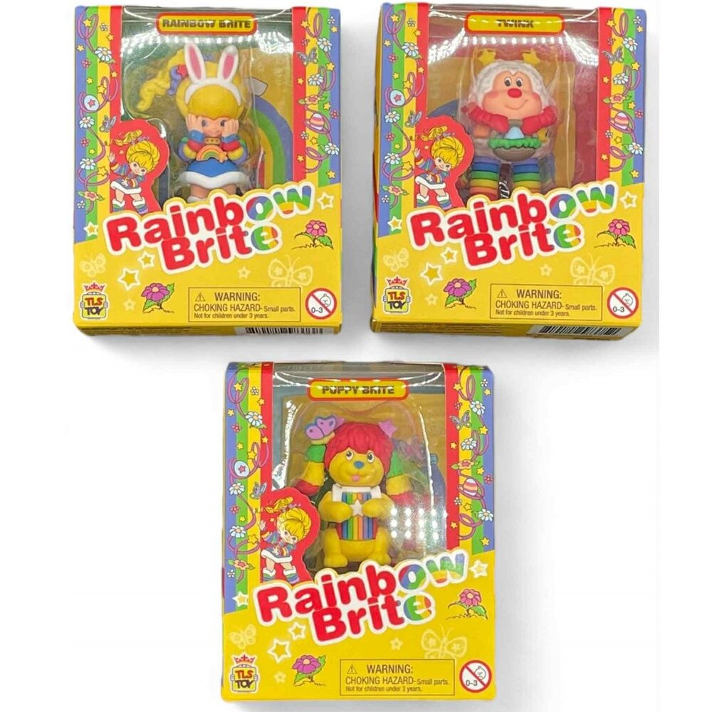 Rainbow Brite Easter/Spring Edition Figures Lot Of 3 Puppy Twink CheeBee TLS Toy